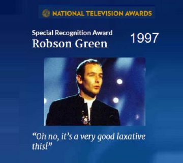 Le commentaire de Robson en recevant son Award en 1997...
