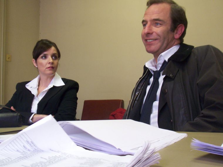 Behind the scenes: Robson et Claire Cage (Fiona Grantham)