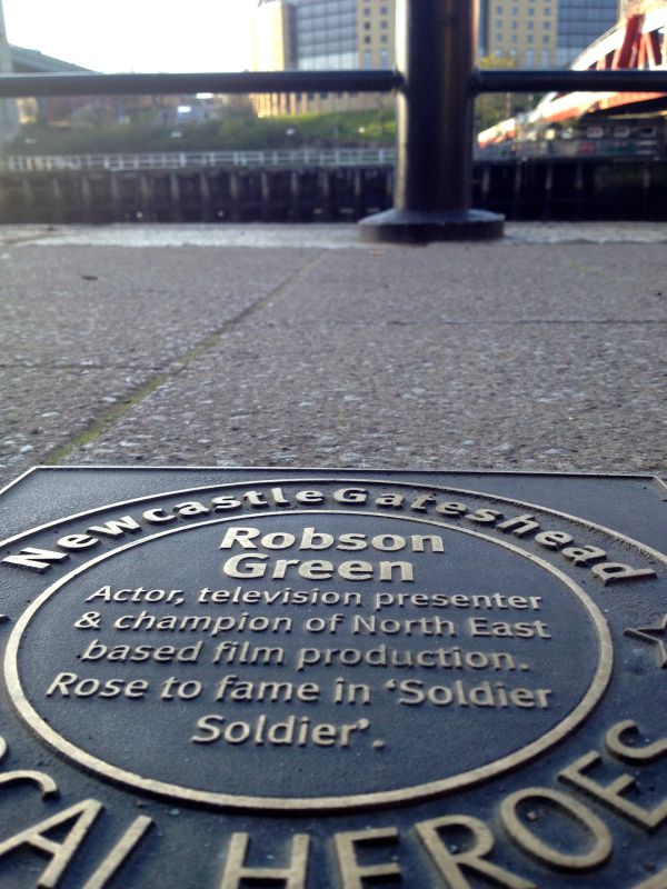 Robson Green Quayside‘s Walk of Fame