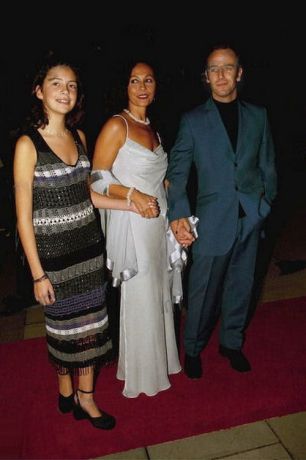 Robson Green, Vanya Seager et sa fille Larushka aux National TV Awards en Octobre 2000