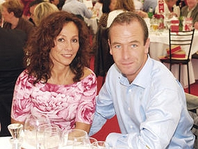 Robson et Vanya Seager au début de leur rencontre en 2000